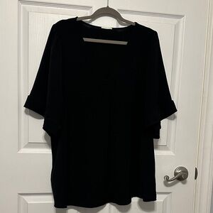 Elegant Black Women's Top
